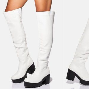 Vanilla Brewed Alchemy Knee High Boots (NEVER WORN NEW IN BOX)